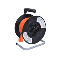 Prodlužovací přívod na bubnu, 4 zásuvky, 25m