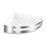 Sprchová polička rohová nerezová, velká, 65579,4