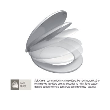 Mereo WC set - Rimless WC hranaté, modul pro zazdění, bílé hranaté tlačítko