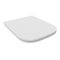 Mereo WC set - Rimless WC hranaté, modul pro sádrokarton, chrom hranaté tlačítko lesklé