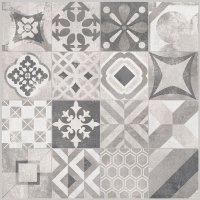 Getmi Vesuv dekor 60x60 cm, cementine grey