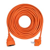 Prodlužovací přívod - spojka, 3 x 1,5mm2, oranžová