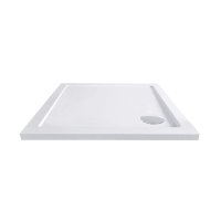 Mereo Čtvercová sprchová vanička, 90x90x4 cm, SMC, bílá