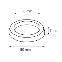 Mereo Náhradní kroužek pod stojánkové baterie Lila