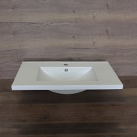 Nábytkové umyvadlo 81x46,5x17,5 cm, keramické, bílé