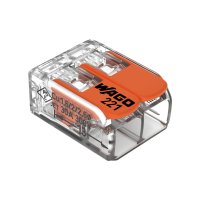 Wago svorka 2x6, 2 vodiče, 221-612