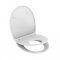 Mereo Samozavírací WC sedátko, duroplast, bílé, s odnímatelnými panty CLICK