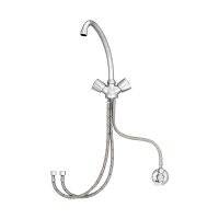 Mereo Dřezová stojánková baterie, pro nízkotl. ohřívače, výška ramínka 220 mm, chrom