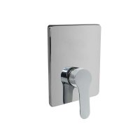 Mereo Sprchová podomítková baterie bez přepínače, Zuna, Mbox, hranatý kryt