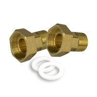 Klum Šroubení k vodoměru s těsněním – 2 ks