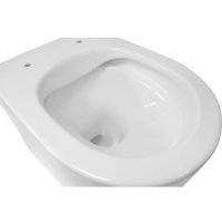 Mereo WC závěsné kapotované, RIMLESS, 495x360x370, keramické, vč. sedátka CSS115SN