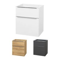 Mereo Mailo, koupelnová skříňka 60 cm, elox AL madlo