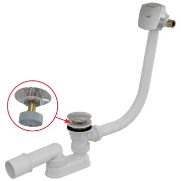 Alcaplast vanový sifon s napouštěním, click-clack, A509CKM-80