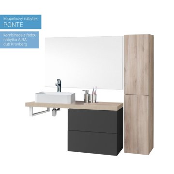 Mereo Umyvadlo na desku i zavěšení s přepadem, 600x430x125 mm, keramické - pro zaslání na paletě