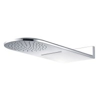 Mereo Talířová sprcha horní, s vodopádem, půlkulatá 600 x 251 mm, nerez CB496