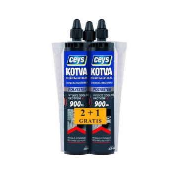 Ceys chemická kotva polyester 2+1 GRATIS, 300 ml