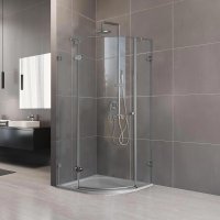 Fantasy sprchový kout, R550, 90x90 cm, L, třídílný, chrom ALU, sklo čiré - zboží bylo vystaveno