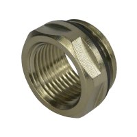 Klum Redukce niklovaná s "O“ kroužkem, 1/2" x 3/8“