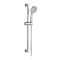 Mereo Sprchová souprava, pětipolohová sprcha,  nerez., dvouzámková sprchová hadice, 150 cm, anti twist