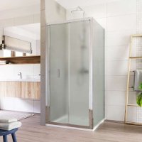 Mereo Sprchový kout, LIMA, čtverec, chrom ALU, sklo Point