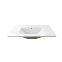 Mereo Nábytkové umyvadlo SLIM 81x39x18 cm, keramické, bílé