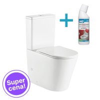 Getmi wc kombi vyvýšené, vario odpad, kapotované, včetně sedátka a čističe na toalety