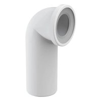WC dopojovací koleno 90°, bílé