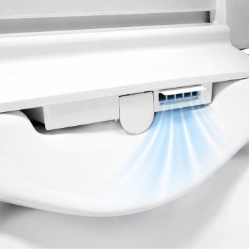 Mereo WC s integrovaným elektronickým bidetem, RIMLESS, 592x380x430 cm, keramické, vč. sedátka