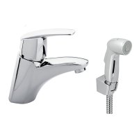 Metalia 56 umyvadlová stojánková baterie s bidetovou sprchou, 56015,0