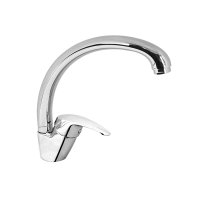 Mereo Dřezová stojánková baterie, Sonáta, s ramínkem nad pákou, výška 245 mm, chrom