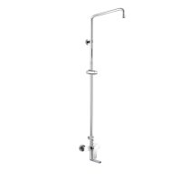 Mereo Nástěnná baterie Mada 150mm s otoč. ramínkem a tyčí pro ruční a talířovou sprchu, bez příslušenství