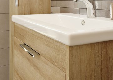 Mereo Vigo, koupelnová skříňka s keramickým umyvadlem, 61 cm