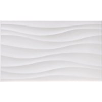 Getmi Bland dekor 33,3x55 cm, vlnka, bílý