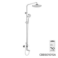 Mereo Vanová baterie s talířovou kulatou sprchou, šedá