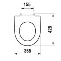 Jika wc sedátko Lyra plus, H8933853000001