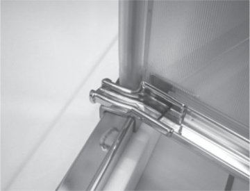 Mereo Sprchové dveře, Fantasy, 80x190 cm, chrom. profily ALU, sklo Čiré, L/P universální provedení