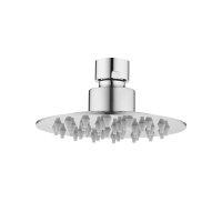 Mereo Talířová sprcha horní, Slim, kulatá, ø 100 mm, s kloubem, nerez