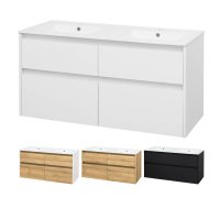 Mereo Opto, koupelnová skříňka s keramickým umyvadlem 121 cm