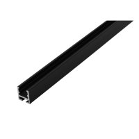 Mereo Spodní černá ALU lišta pro CK1060xHB, vč. 2 ks krytek, délka 150 cm, černý ALU