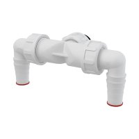 Alcaplast dvojité kolínko s klapkami, P155Z-G1