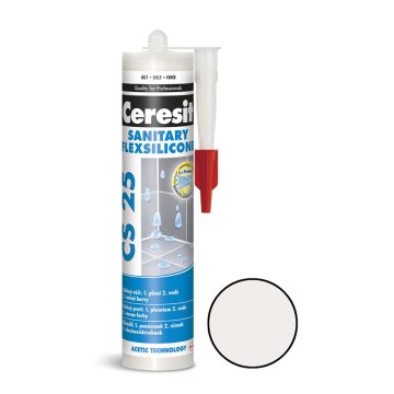 Ceresit CS25 silikon sanitární 280 ml - Barva: Jasmín