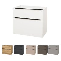 Mereo Mailo, koupelnová skříňka 81 cm, černé madlo