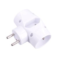 Rozbočka 2,5A+2x10A, bílá