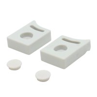 Mereo Dorazy na kouty Kora, Kora Lite, bílé - sada 2 ks (L, P)