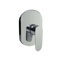 Mereo Sprchová podomítková baterie bez přepínače, Viana, Mbox, oválný kryt, chrom