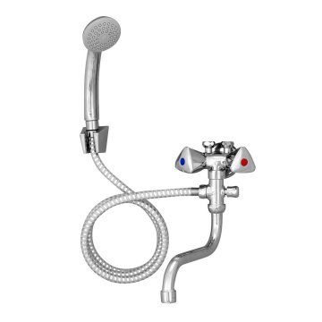 Mereo Baterie kombinovaná kohoutková se sprchou pro nízkotl. ohřívače, ramínko 15 cm, sprcha, hadice 1,5m