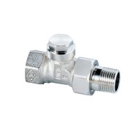 Heimeier šroubení radiátorové uzavíratelné přímé, 1/2"