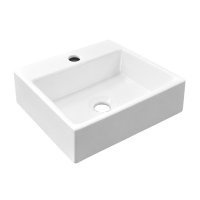 Mereo Umyvadlo na desku i zavěšení bez přepadu, Trino, 330x290x110 mm, keramické