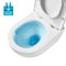 Mereo WC set - Smart flush rimless WC oblé, modul pro sádrokarton, bílé hranaté tlačítko