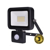 LED reflektor PRO se senzorem, 30W, 2760lm, 5000K, IP44, černý